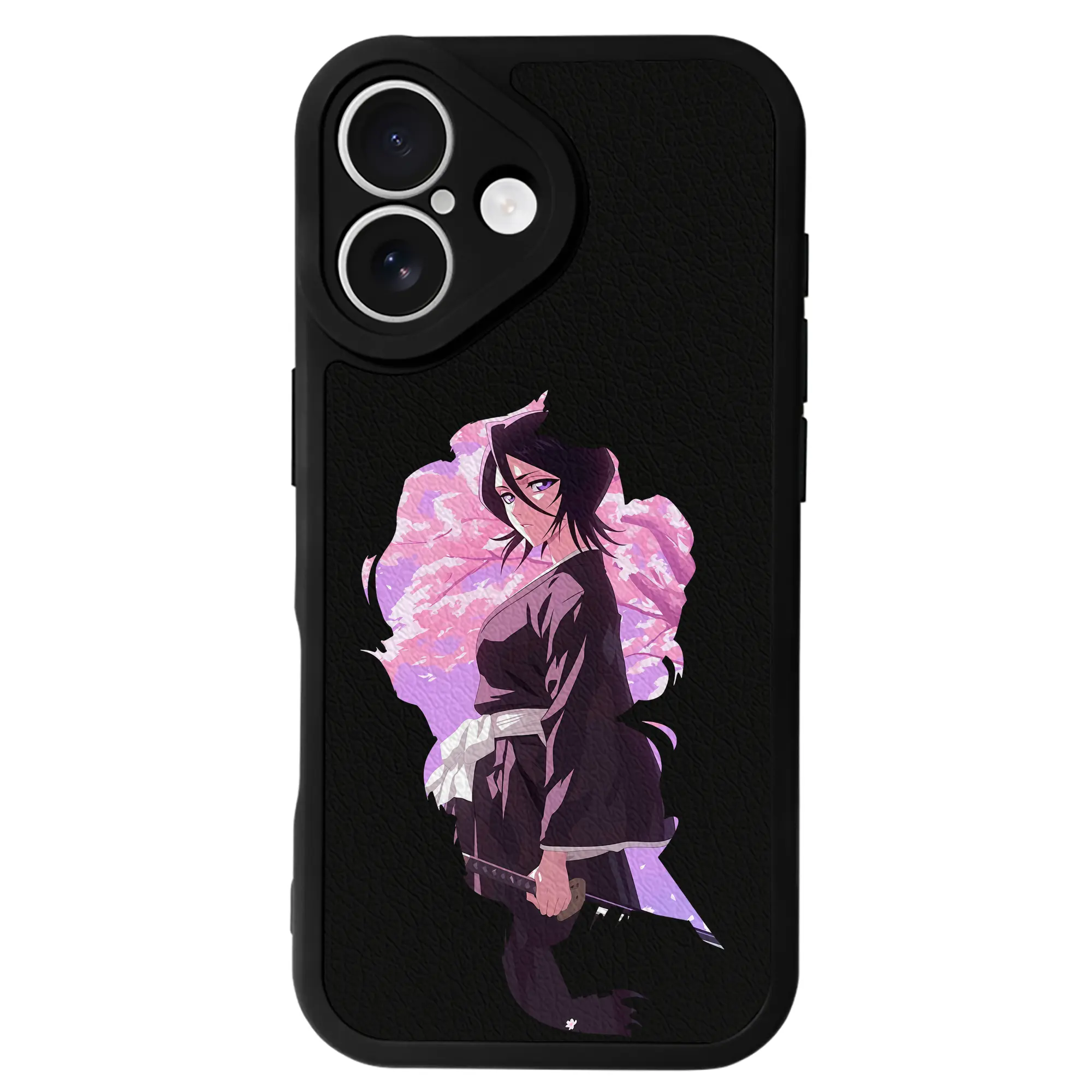 ブリーチ グッズ 朽木 ルキア - IPhone 16シリーズ対応 ・ シリコンスマホケース ・ レザー調 ・ 高精度フィット ・ 耐衝撃 ・ ワイヤレス充電対応 ・ 精密カット